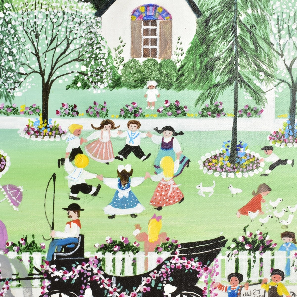 Barbara Downtain Oil on Canvas