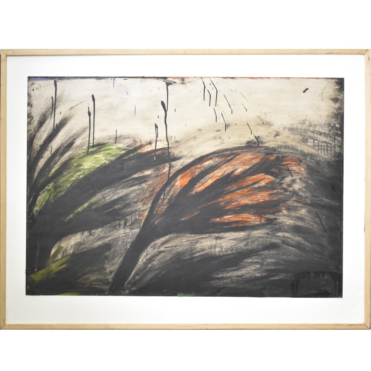 Large Abstract Lithographic Print