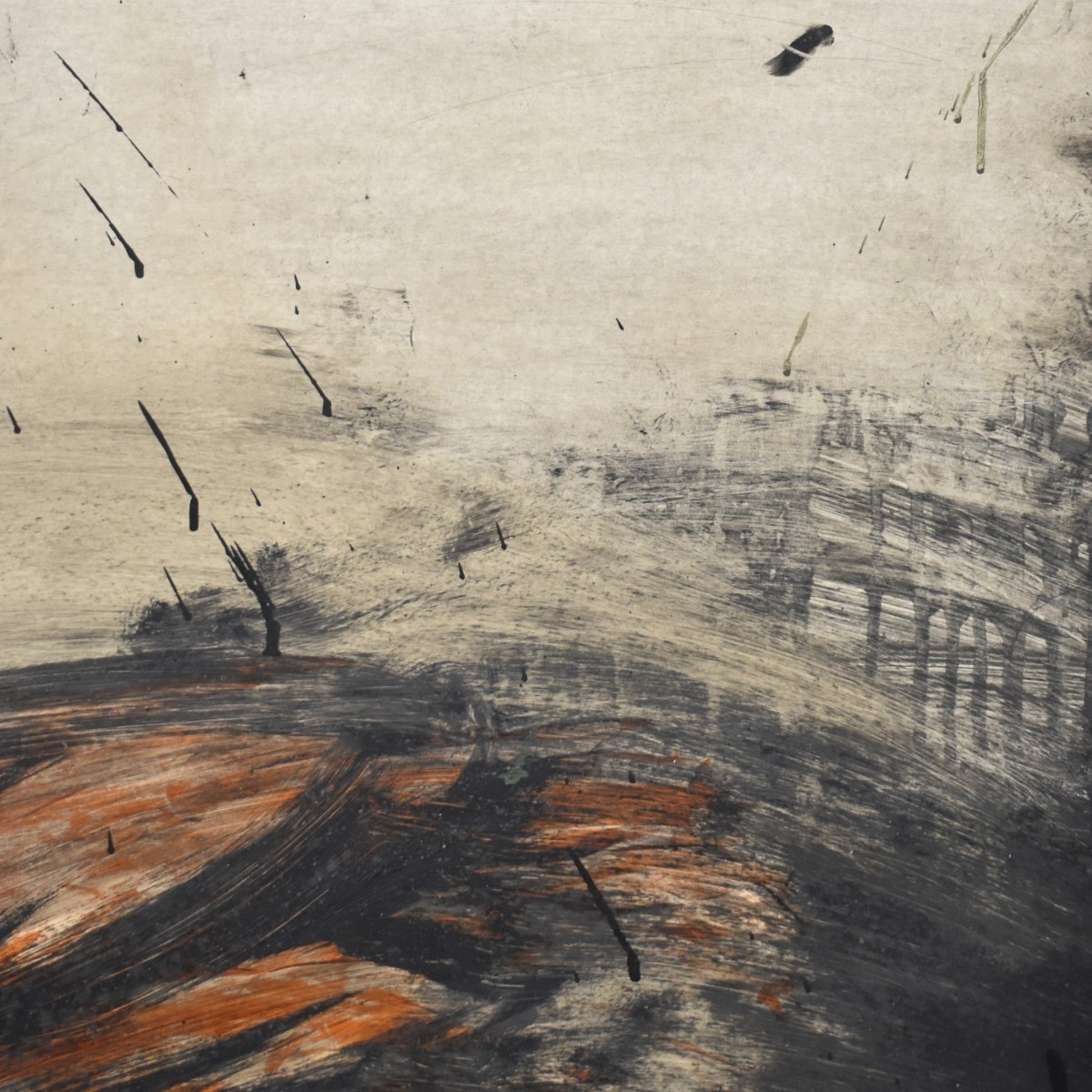 Large Abstract Lithographic Print