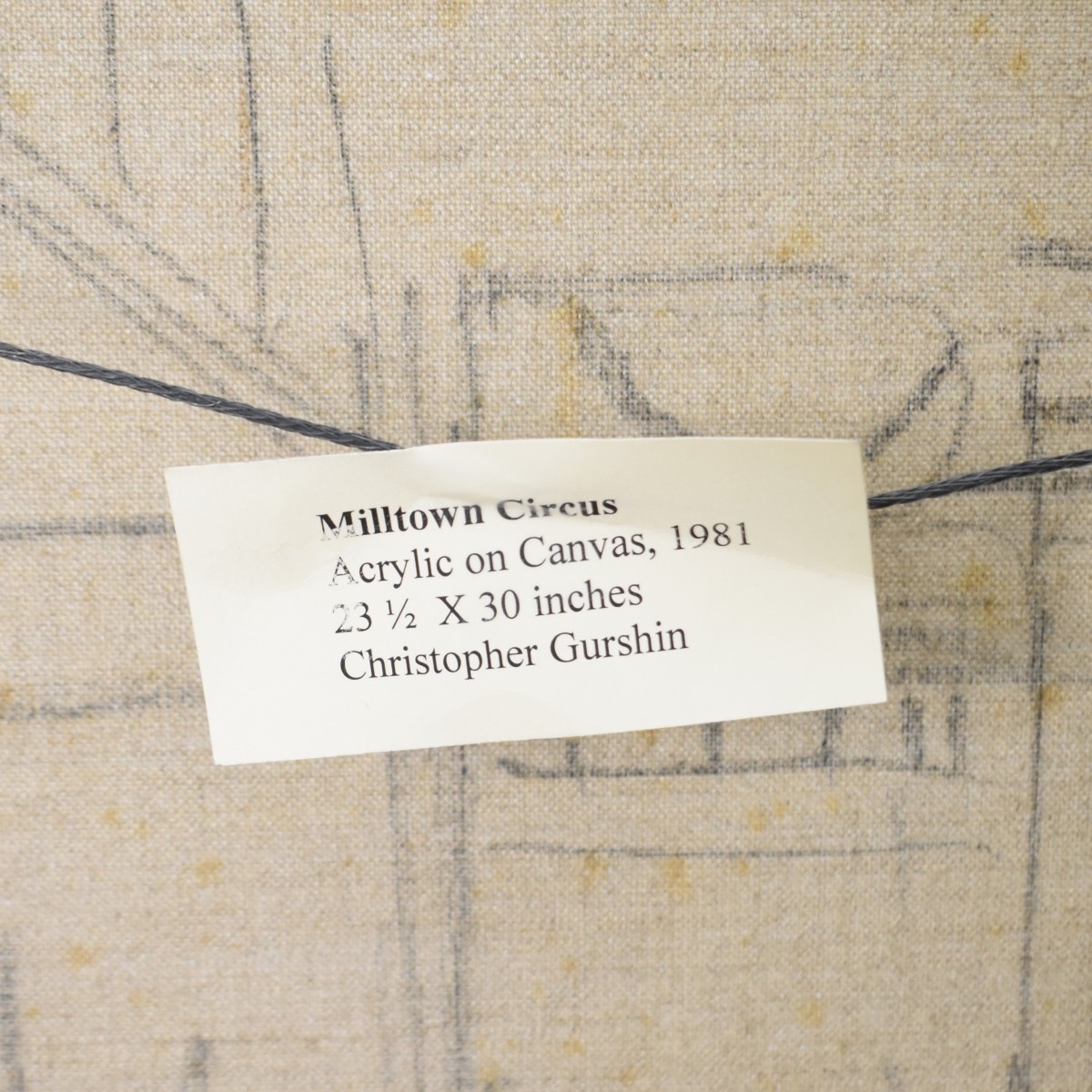 Christopher Gurshin, Am. (20th C.)