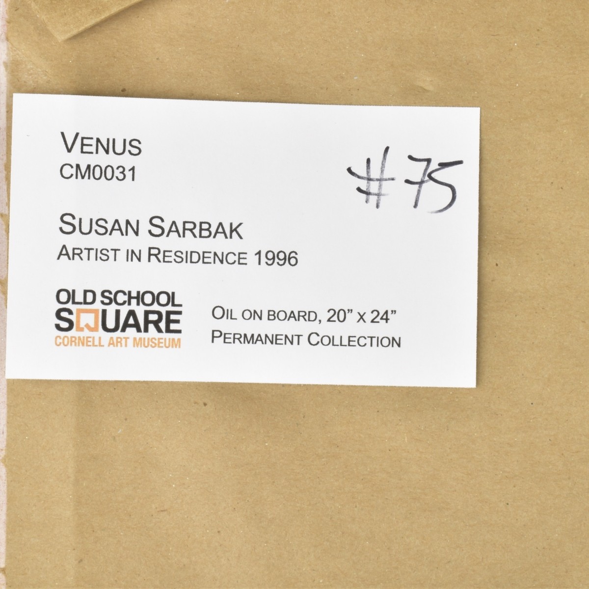 Susan Sarback, American (20th Century)