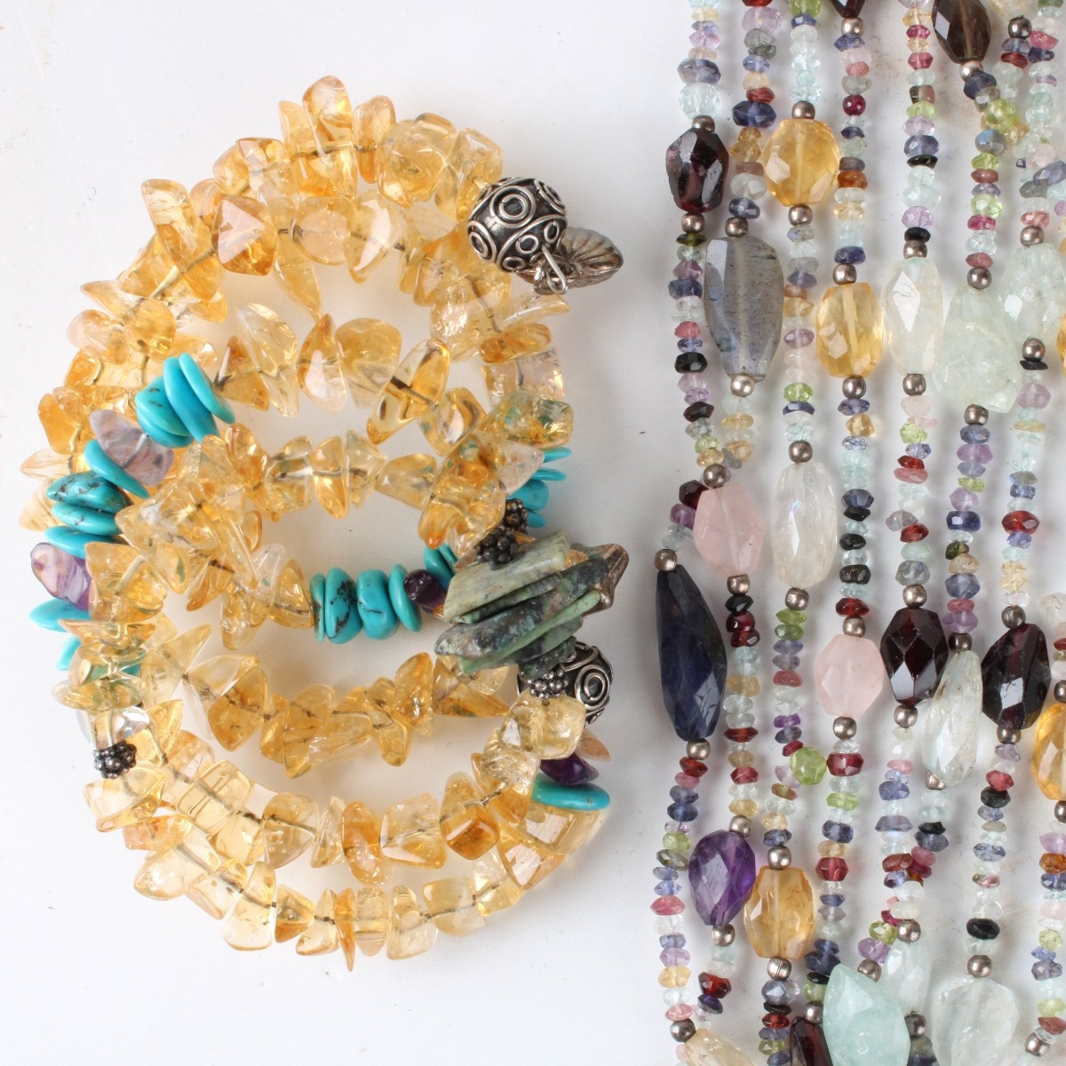 Natural Gemstone and Hardstone Jewelry