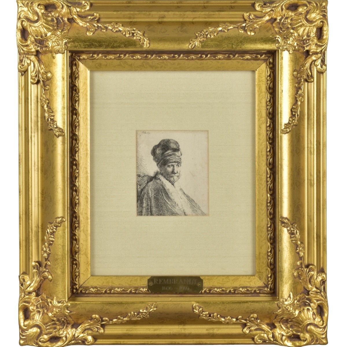 Rembrandt "Man Wearing High Cap"