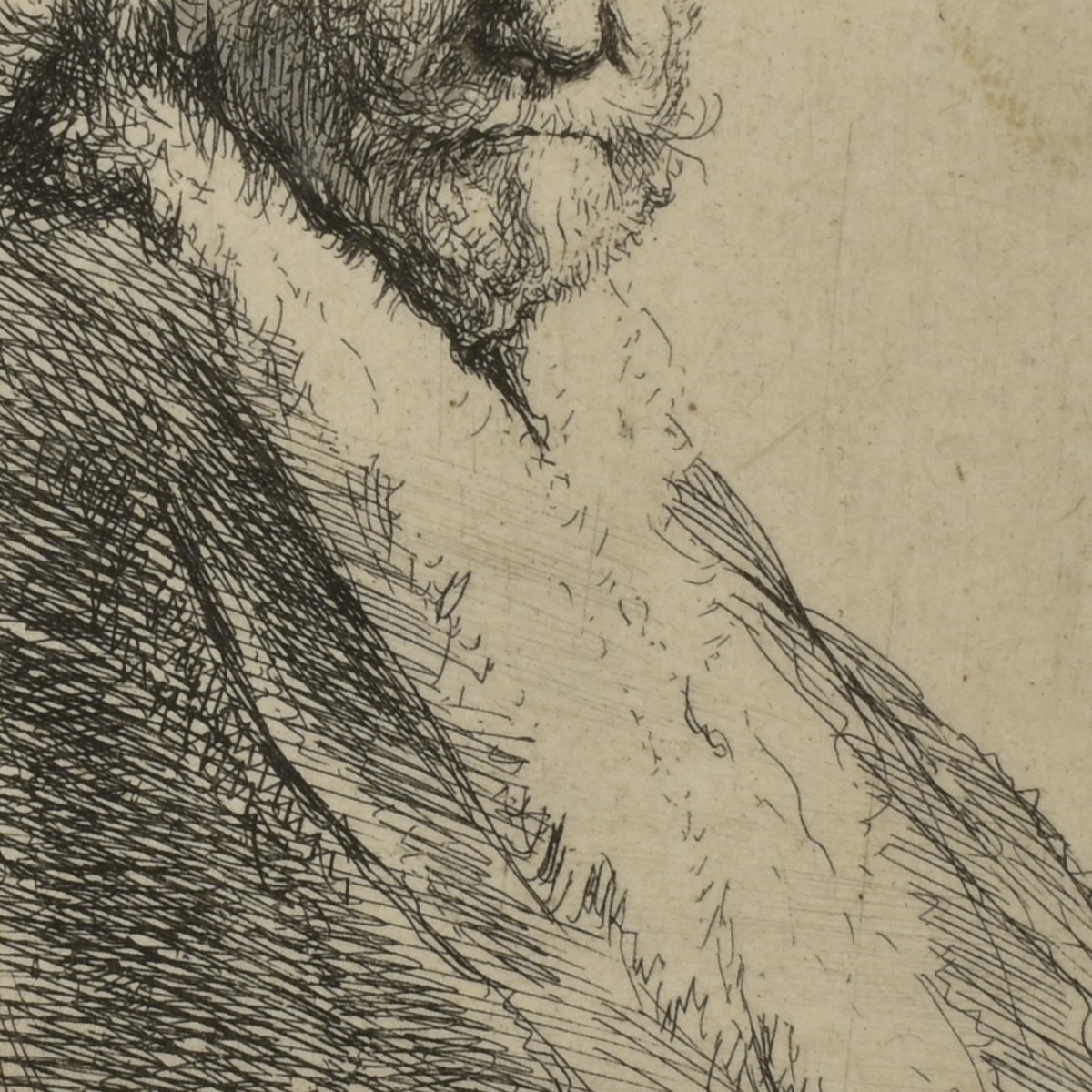 Rembrandt "Man Wearing High Cap"