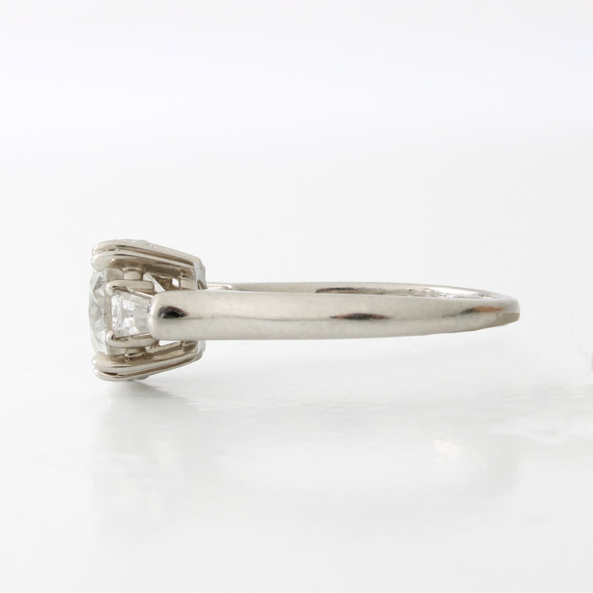 Harry Winston / GIA Diamond and Platinum Ring