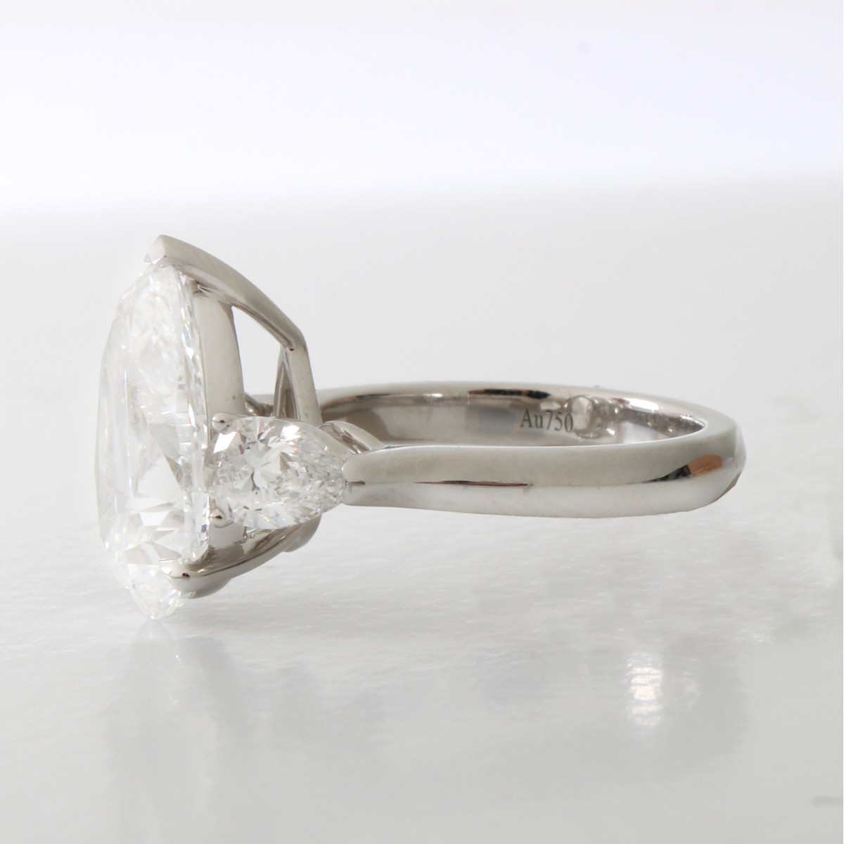 GIA Diamond and 18K Ring