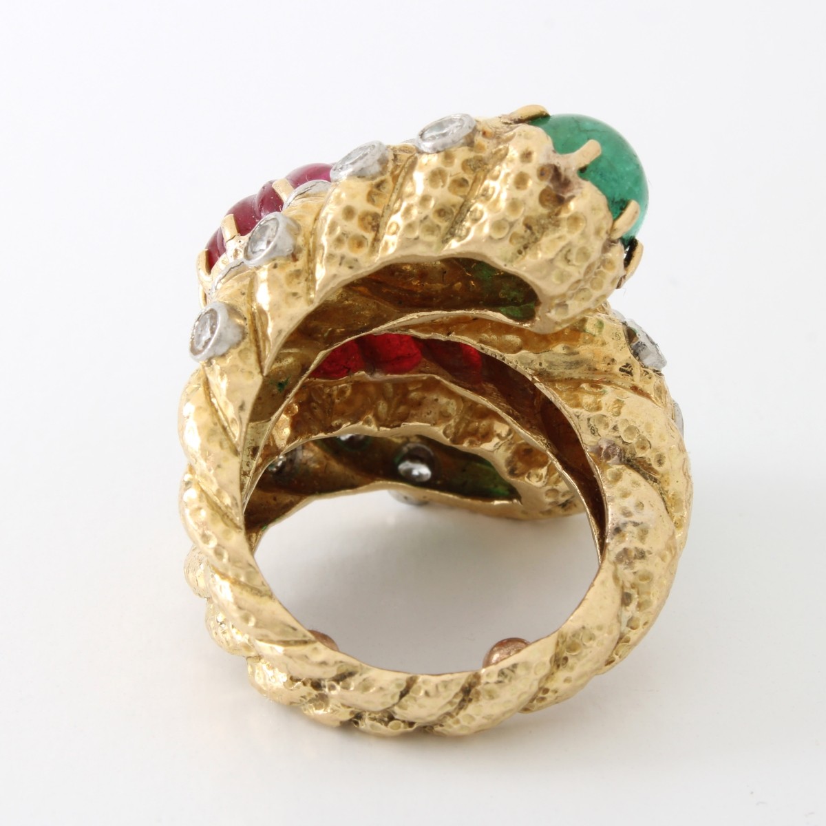 David Webb Gemstone and 18K Ring