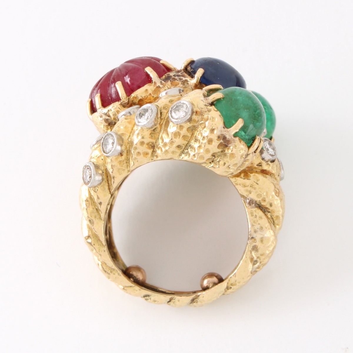 David Webb Gemstone and 18K Ring