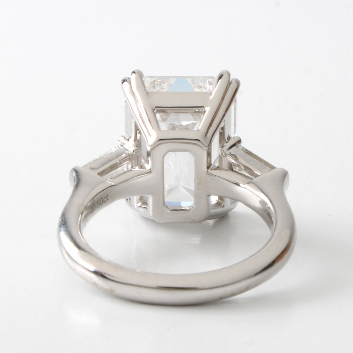 GIA 10.01ct Diamond and 18K Ring