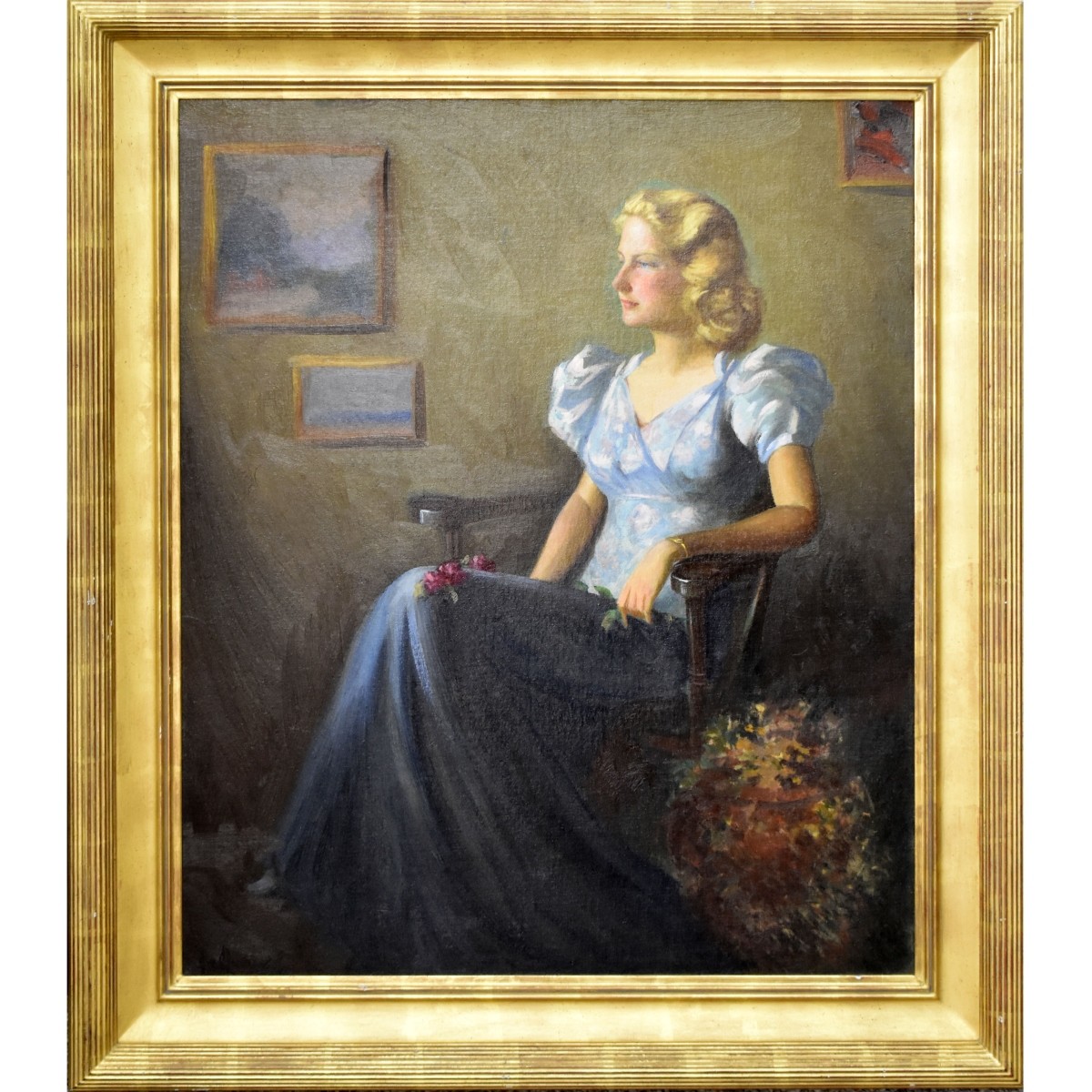 Portrait of a Blond Lady
