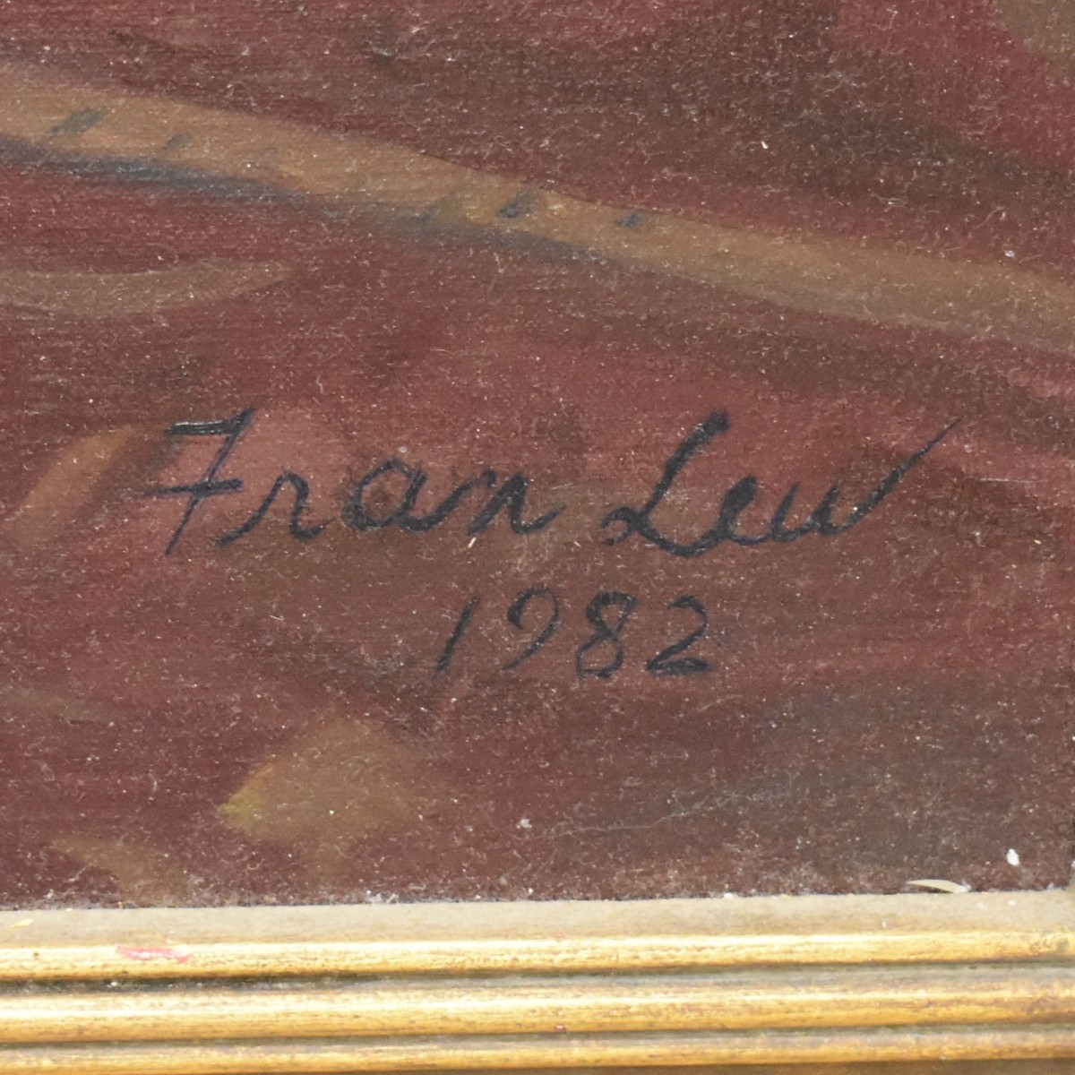 Large oil on Canvas Portrait