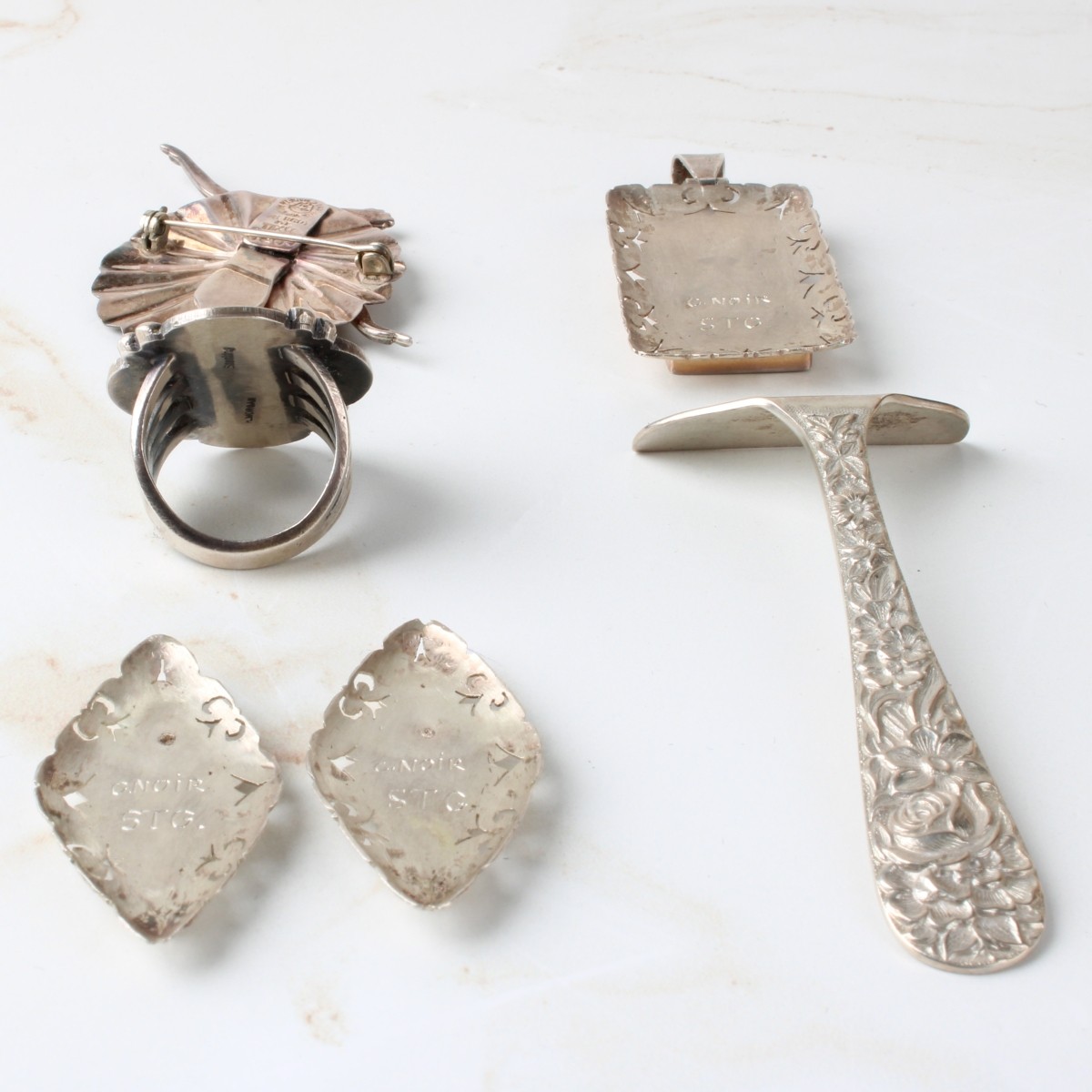 Silver Jewelry and Object