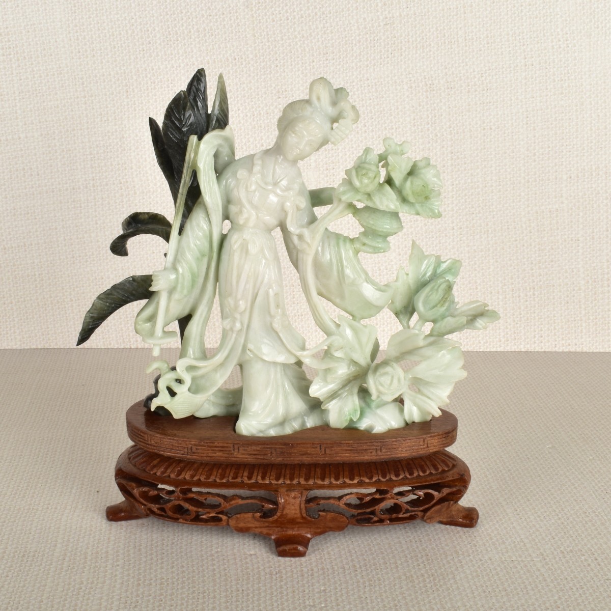 Chinese White Jade Figure