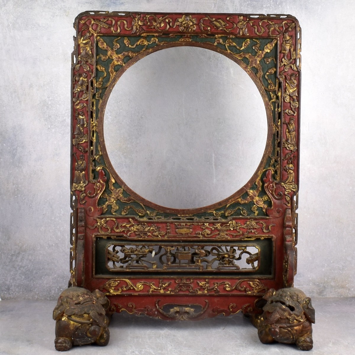 19th Century Chinese Slid in Stand