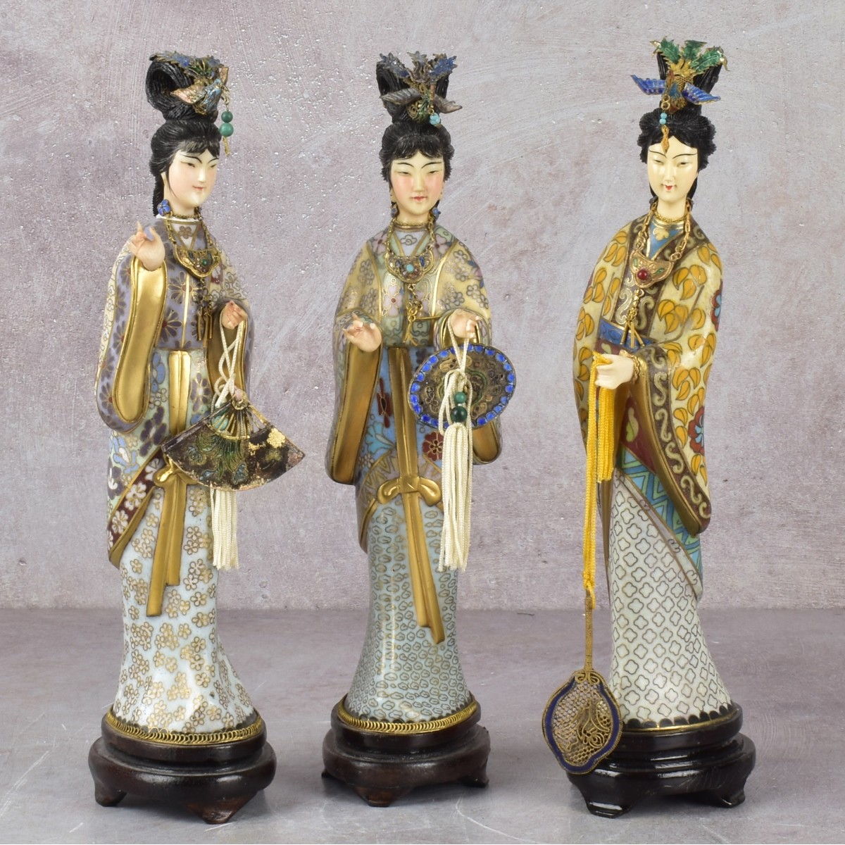 East Asian Painted Figures