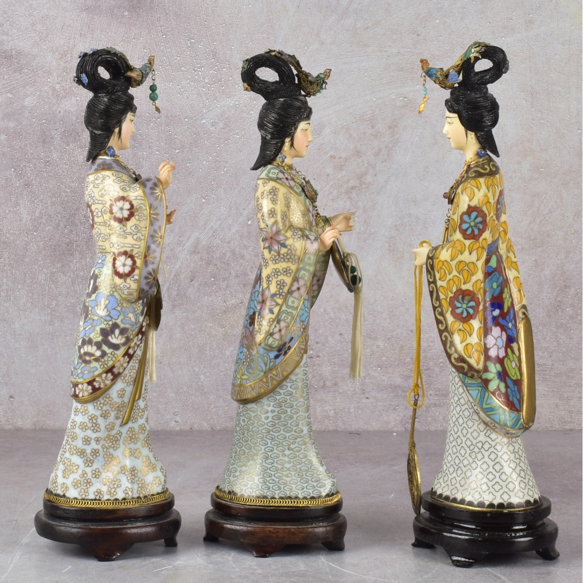 East Asian Painted Figures