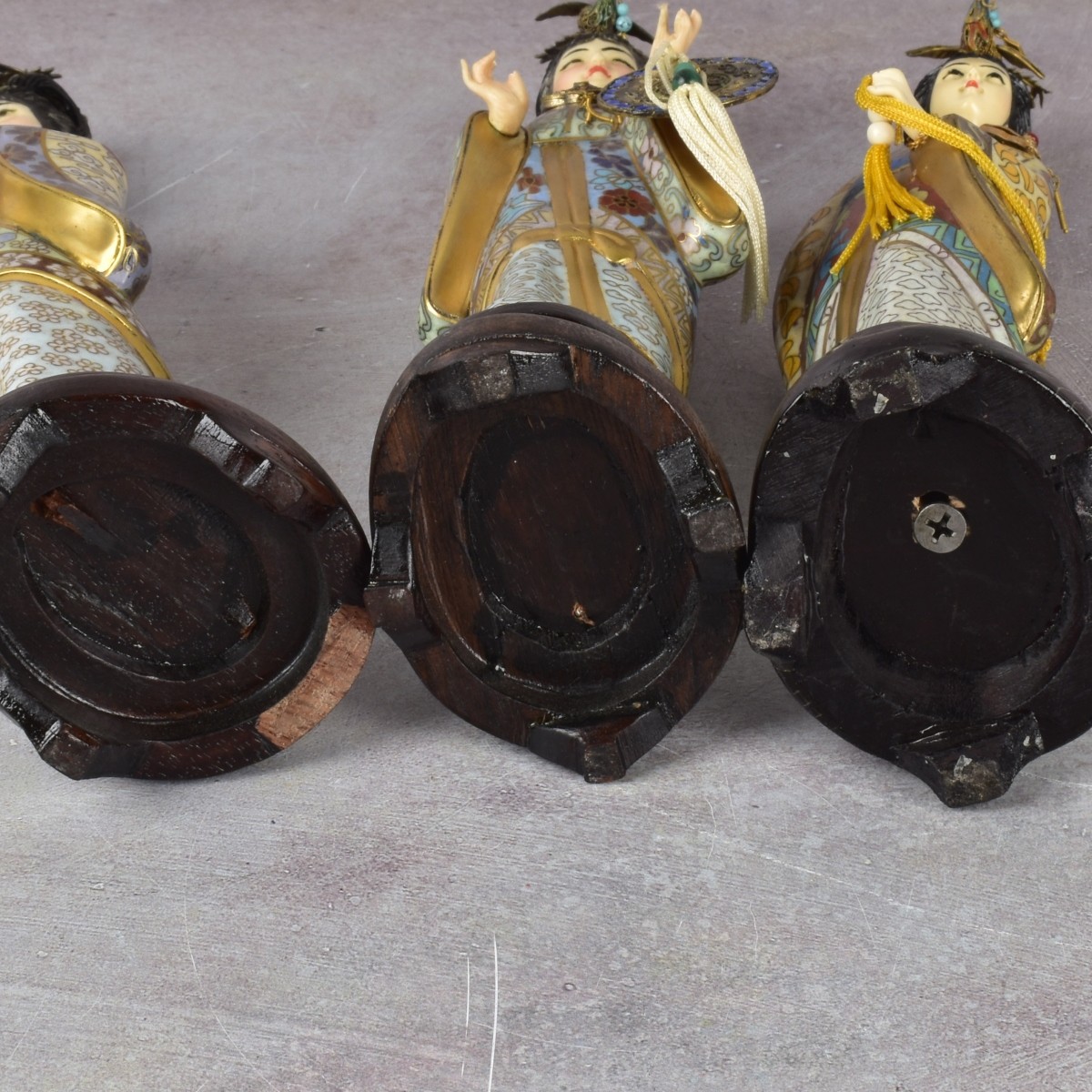 East Asian Painted Figures