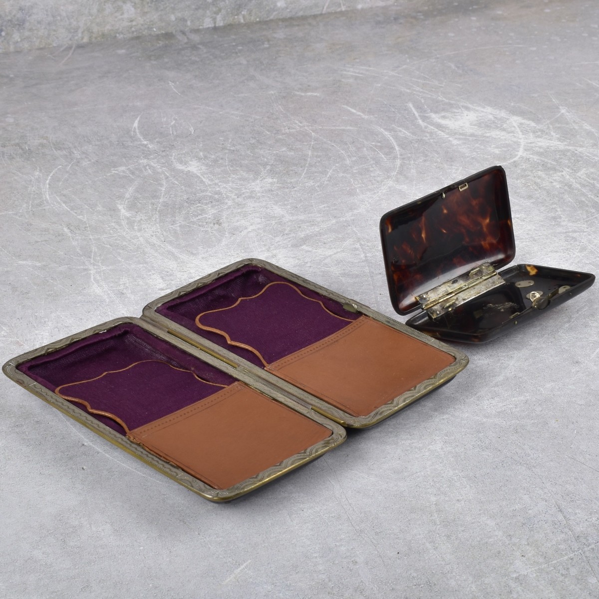 Antique Inlaid Boxes