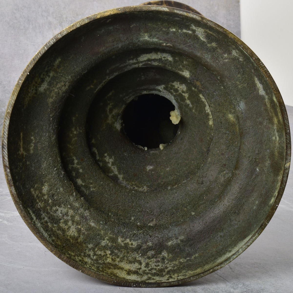 Monumental Vintage Brass Candlestick