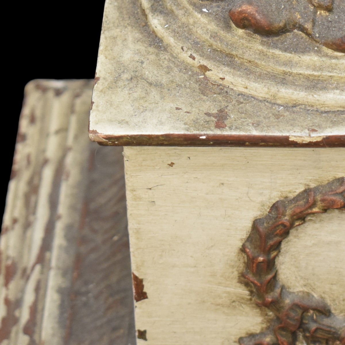 Antique Gilt Wood Columnar Pedestal