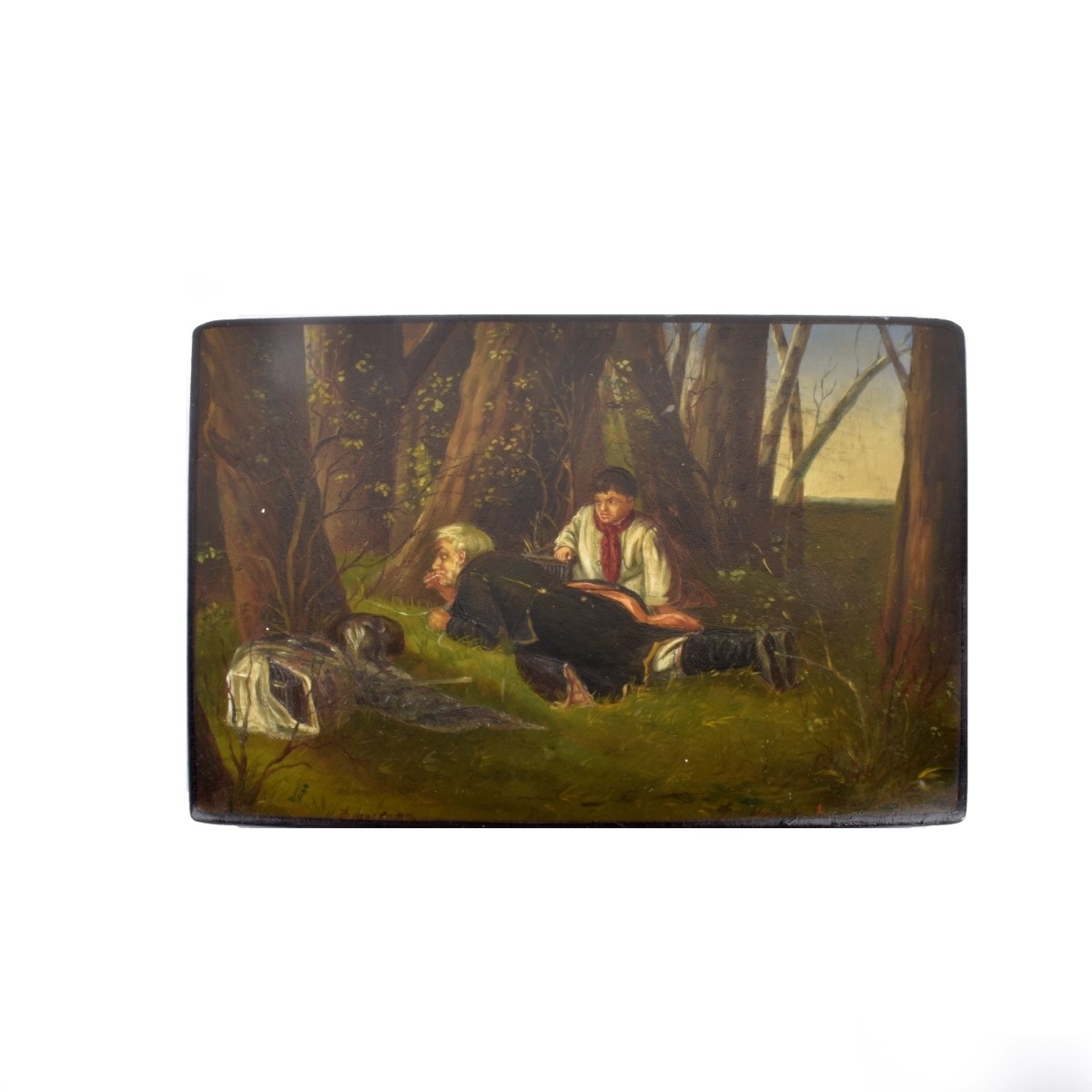 19C. Russian Lacquered Box