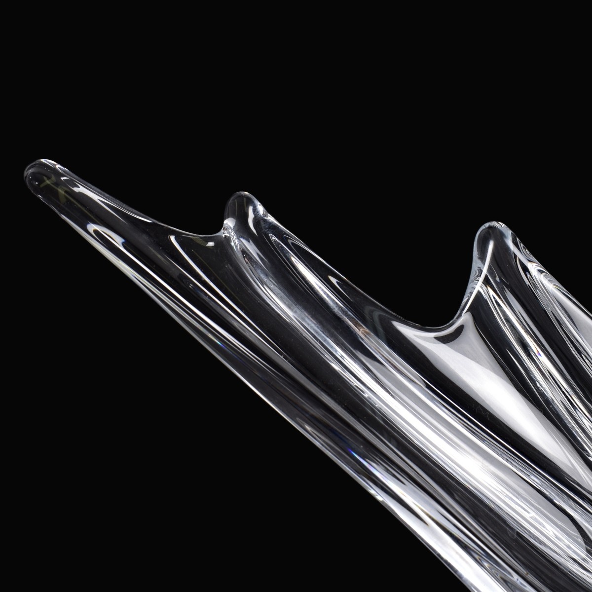 Art Vannes Crystal Centerpiece