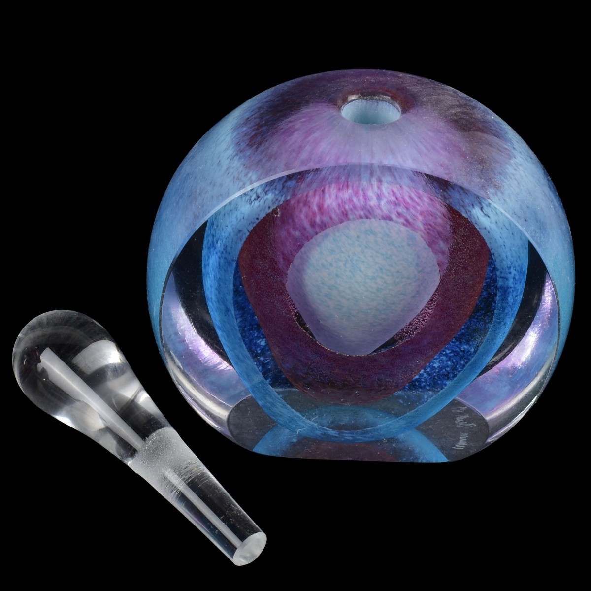 Vintage Art Deco Glass Perfume Bottles