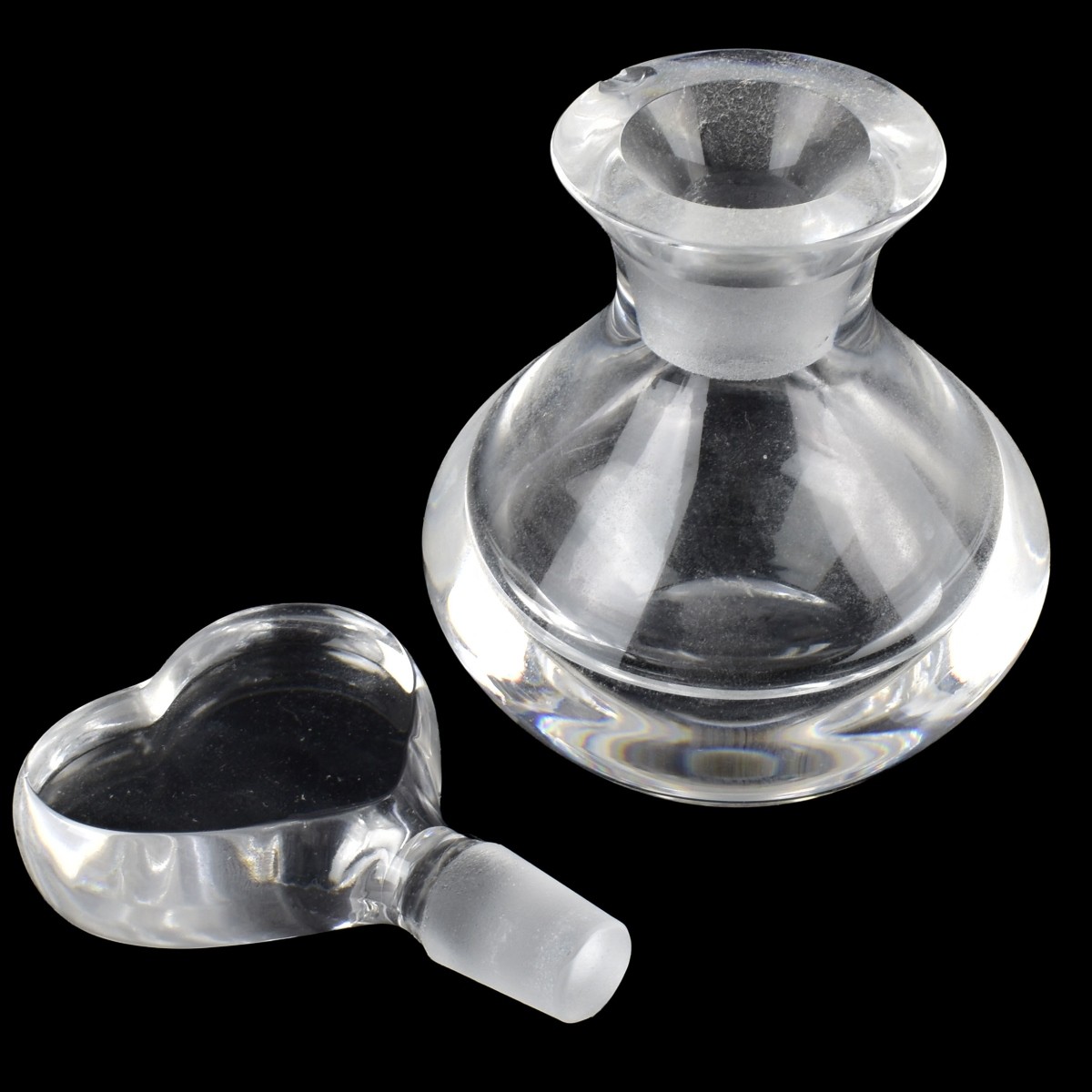 Vintage Art Deco Glass Perfume Bottles