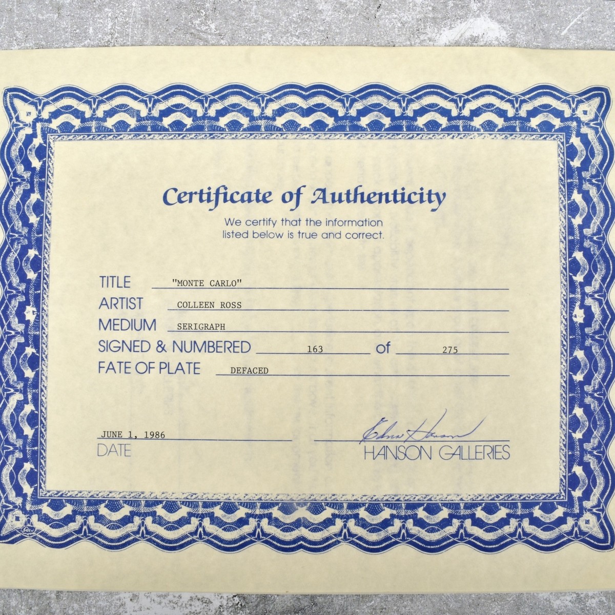 Colleen Ross, American (20th century)