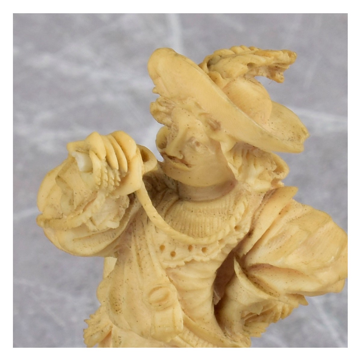 Antique Continental Carvings of Standing Figures