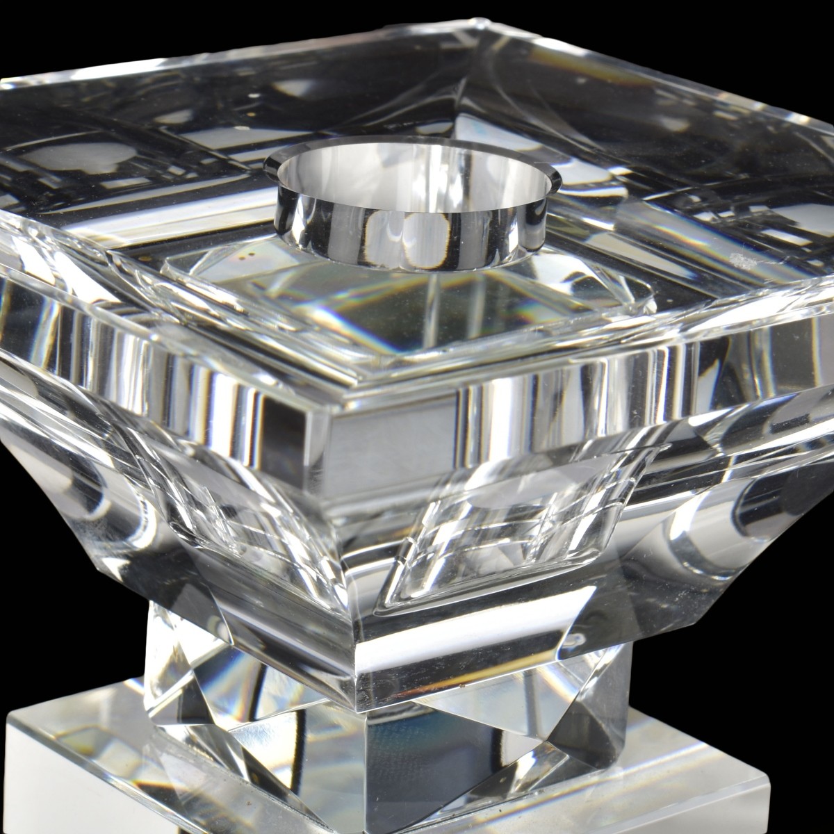 Crystal Geometric Candlesticks