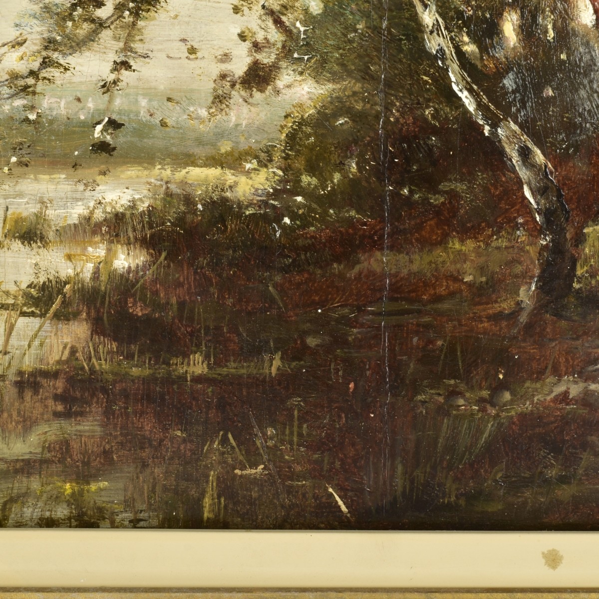 Antique European School Oil on Board