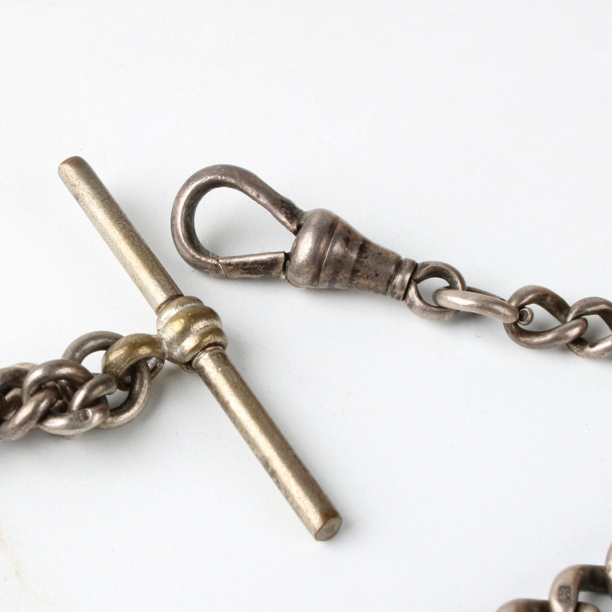 English Silver Watch Fob and Charm