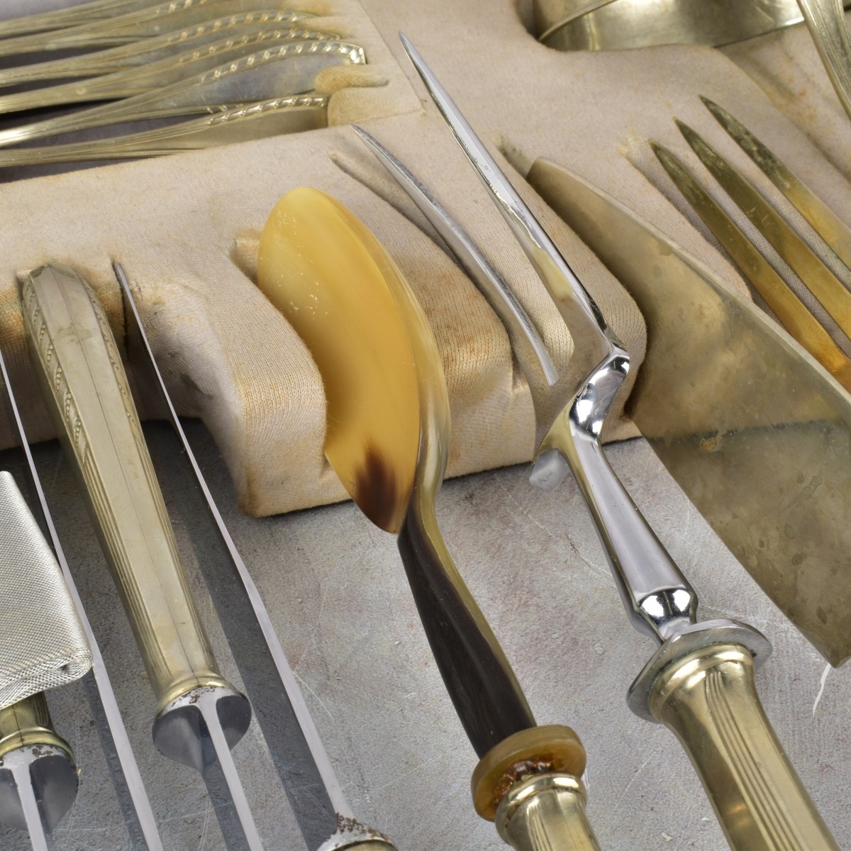 Large " Martin" Silver Plate Dinner Service