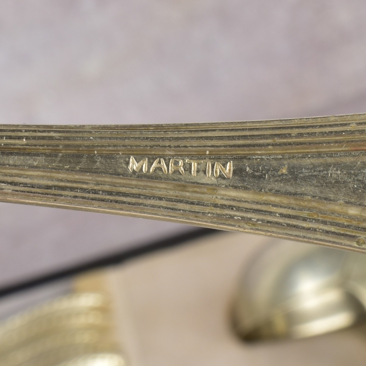 Large " Martin" Silver Plate Dinner Service