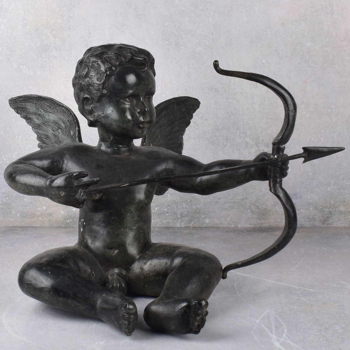 Bronze Cupid Figure