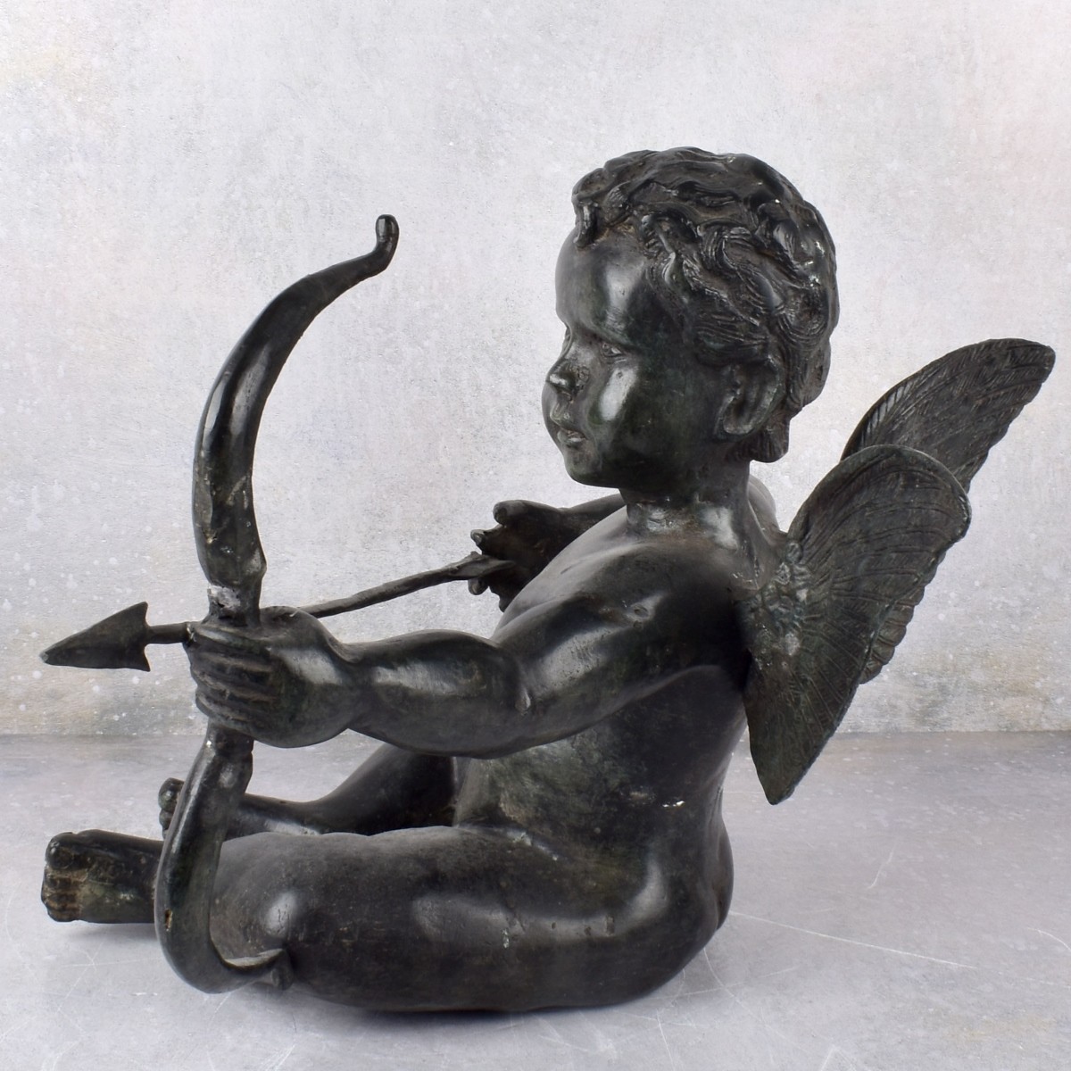 Bronze Cupid Figure