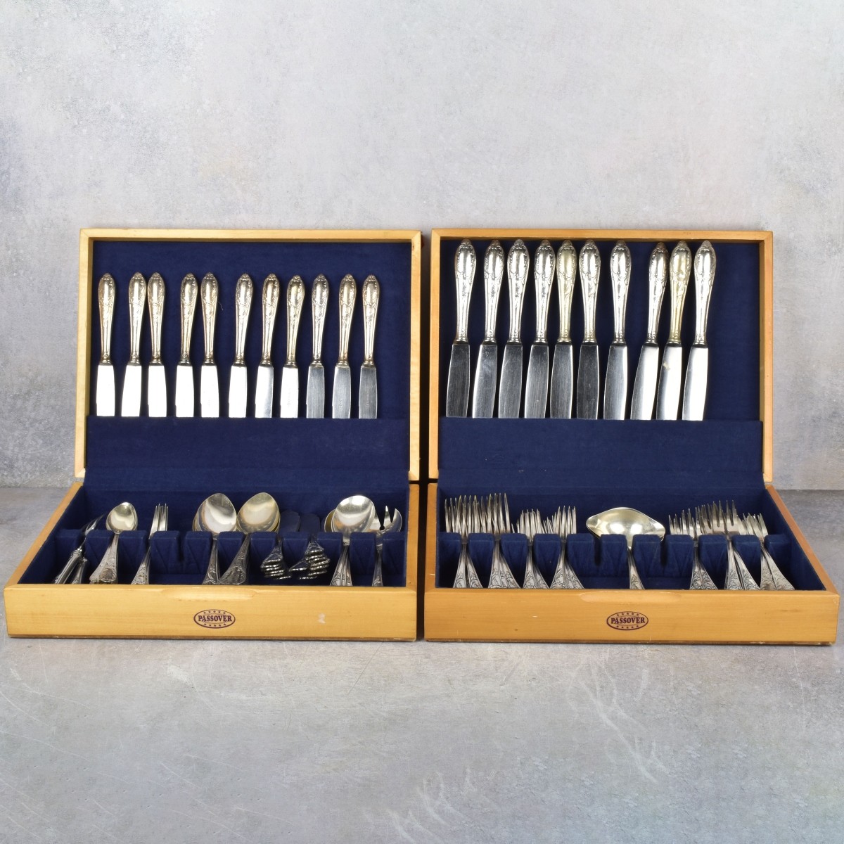 Silver Plate Dinner Service