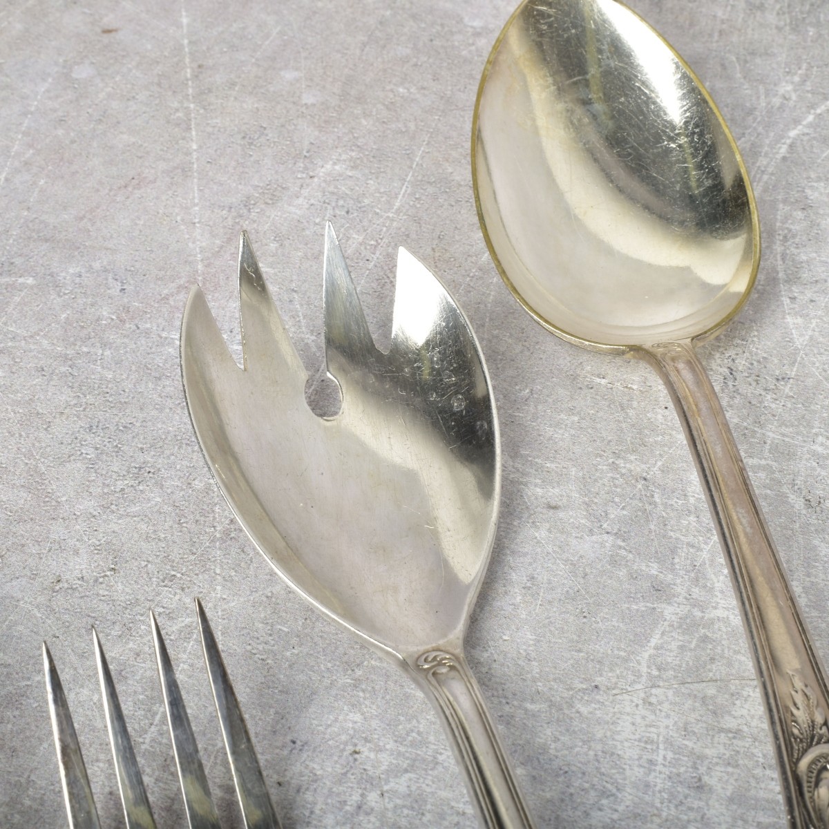 Silver Plate Dinner Service