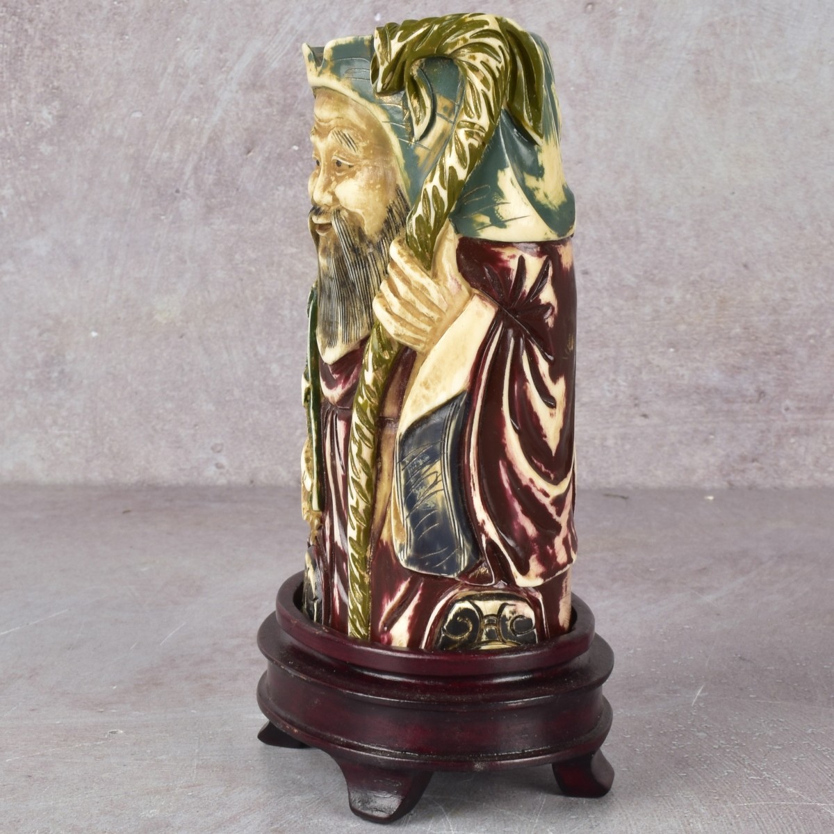 Chinese Carving of a Standing Man