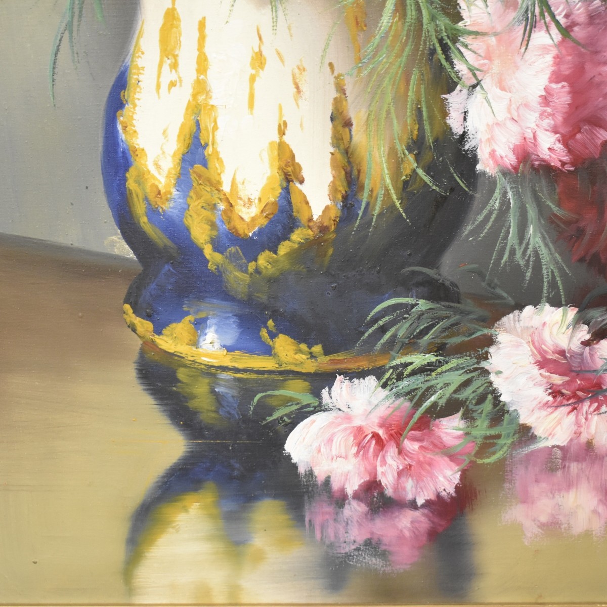Large Oil on Canvas Still Life