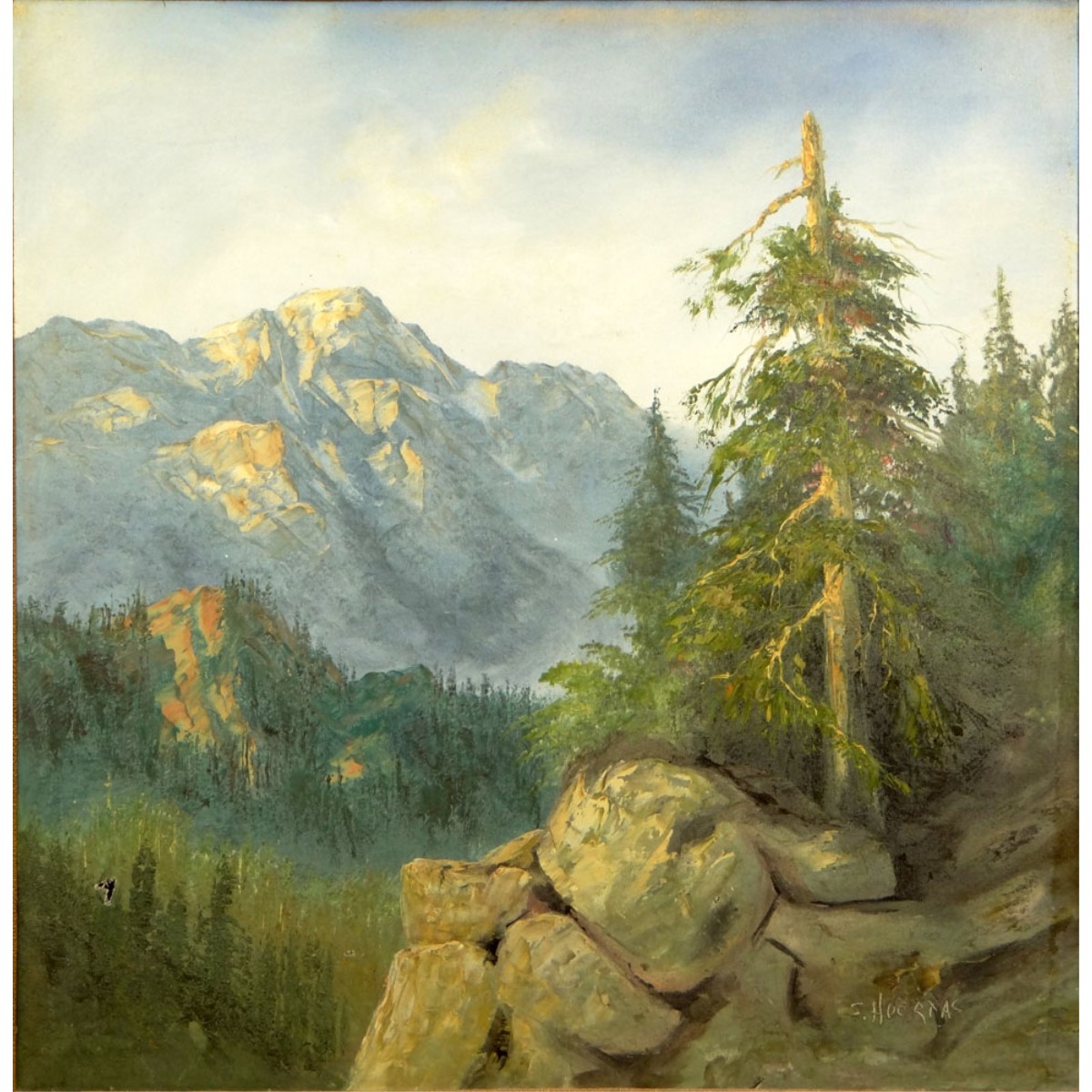 Segundo (Aguair) Huertas Argentine (1923-2010) O/C