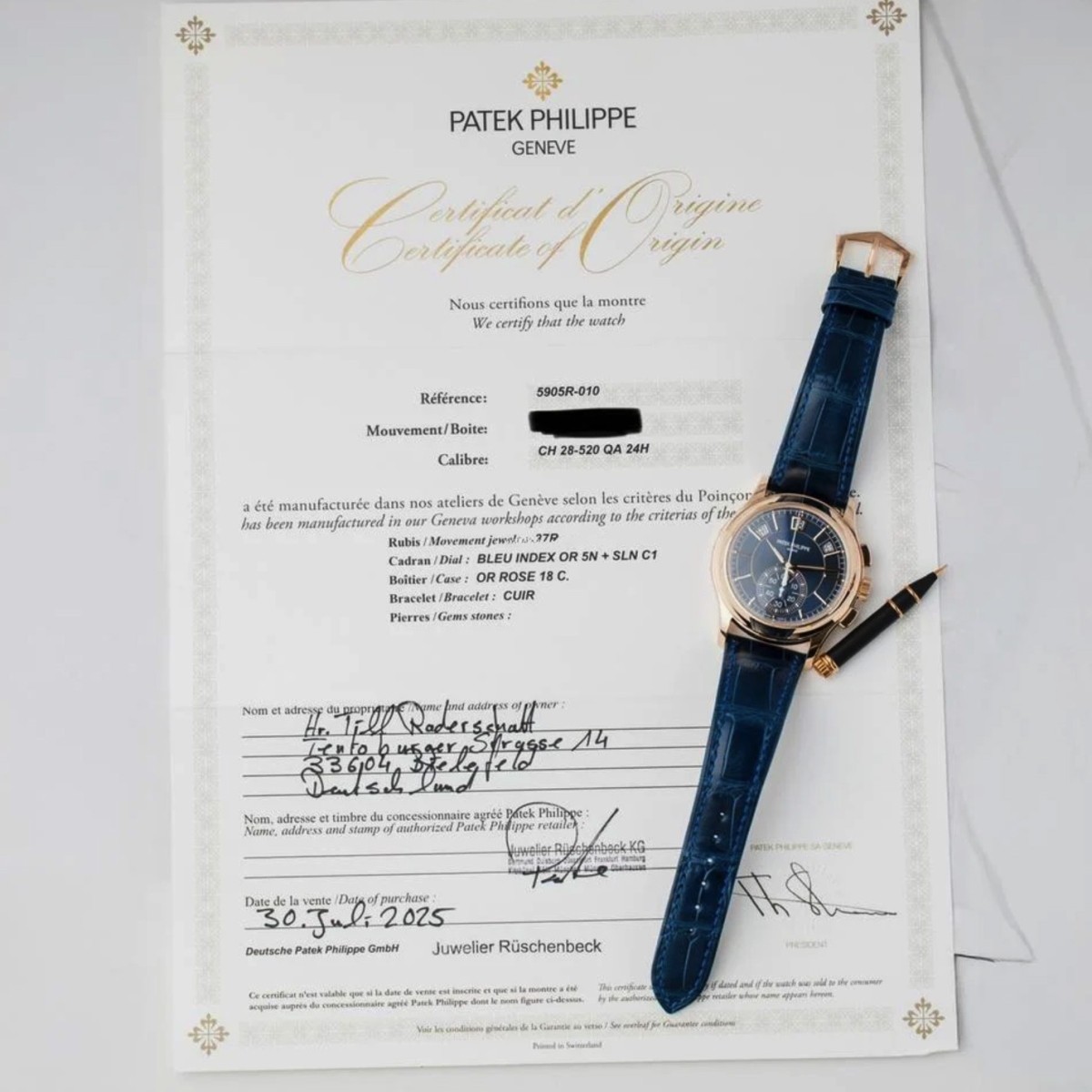 Patek Philippe 5905R-010