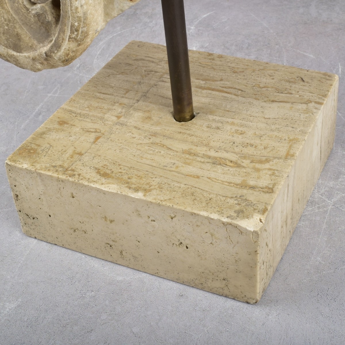 Antique Marble Sculpture of a Structural Frieze