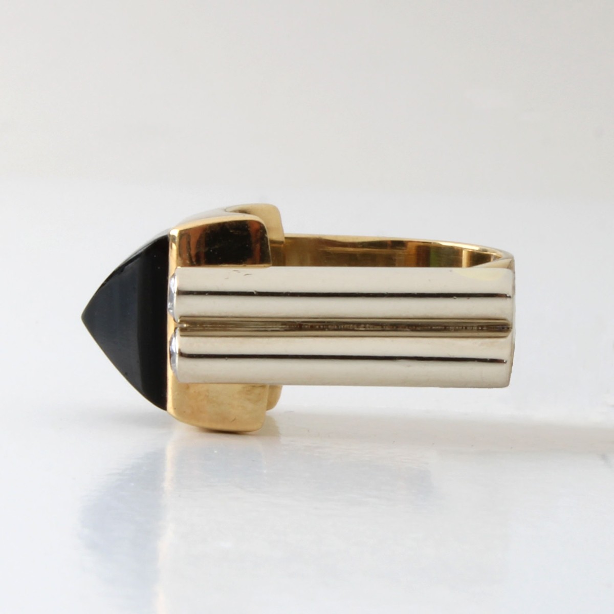 Tourmaline, Diamond and 18K Ring