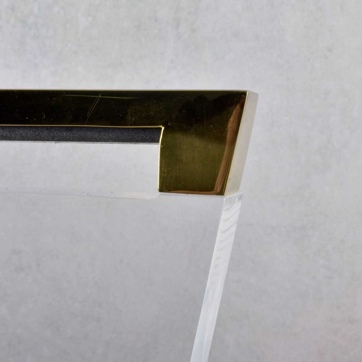 Les Prismatique Lucite-Glass Table