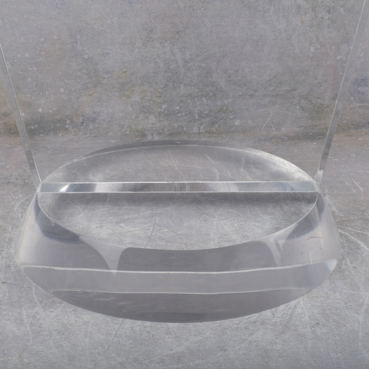 Les Prismatique Lucite-Glass Table