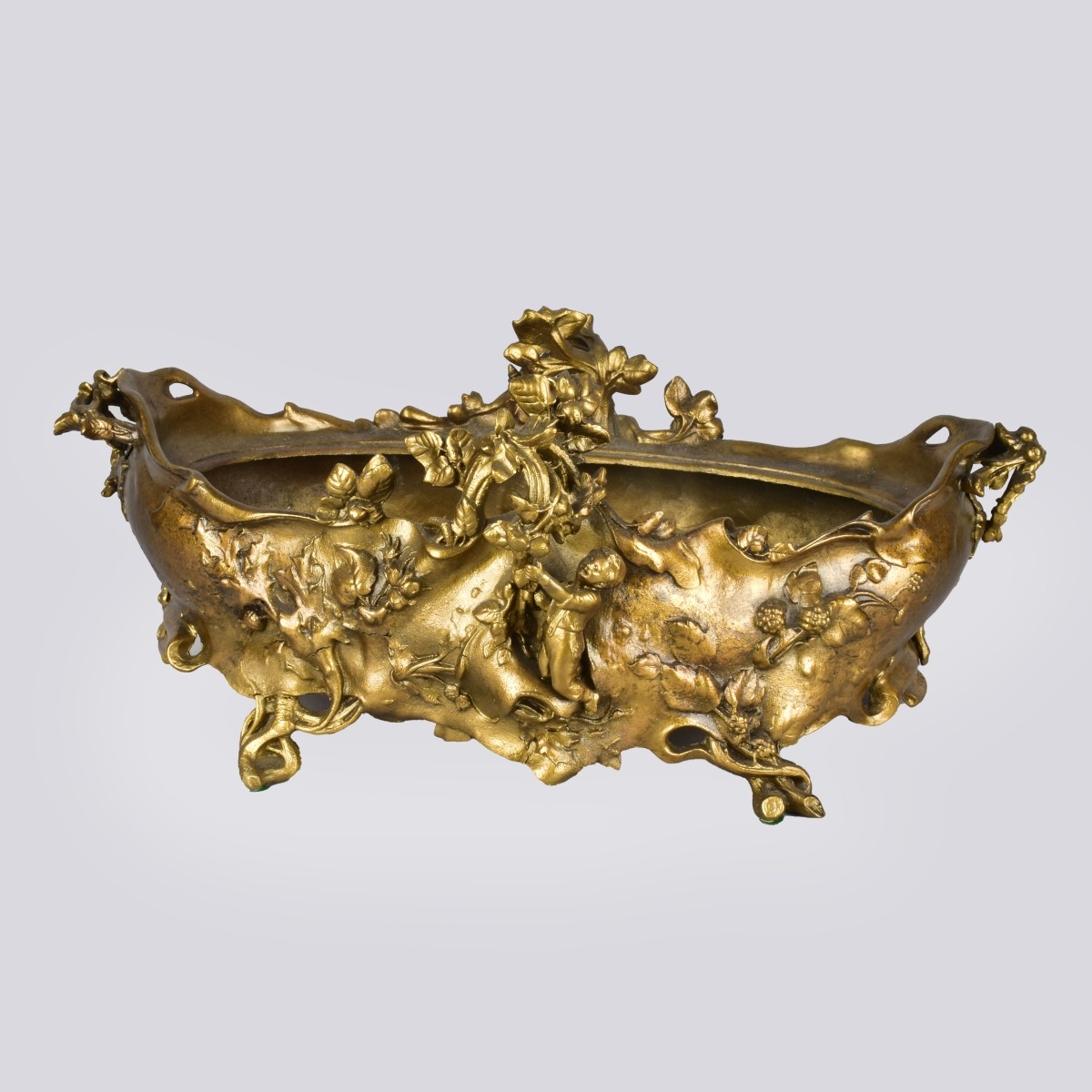 Antique French Gilt Metal Centerpiece