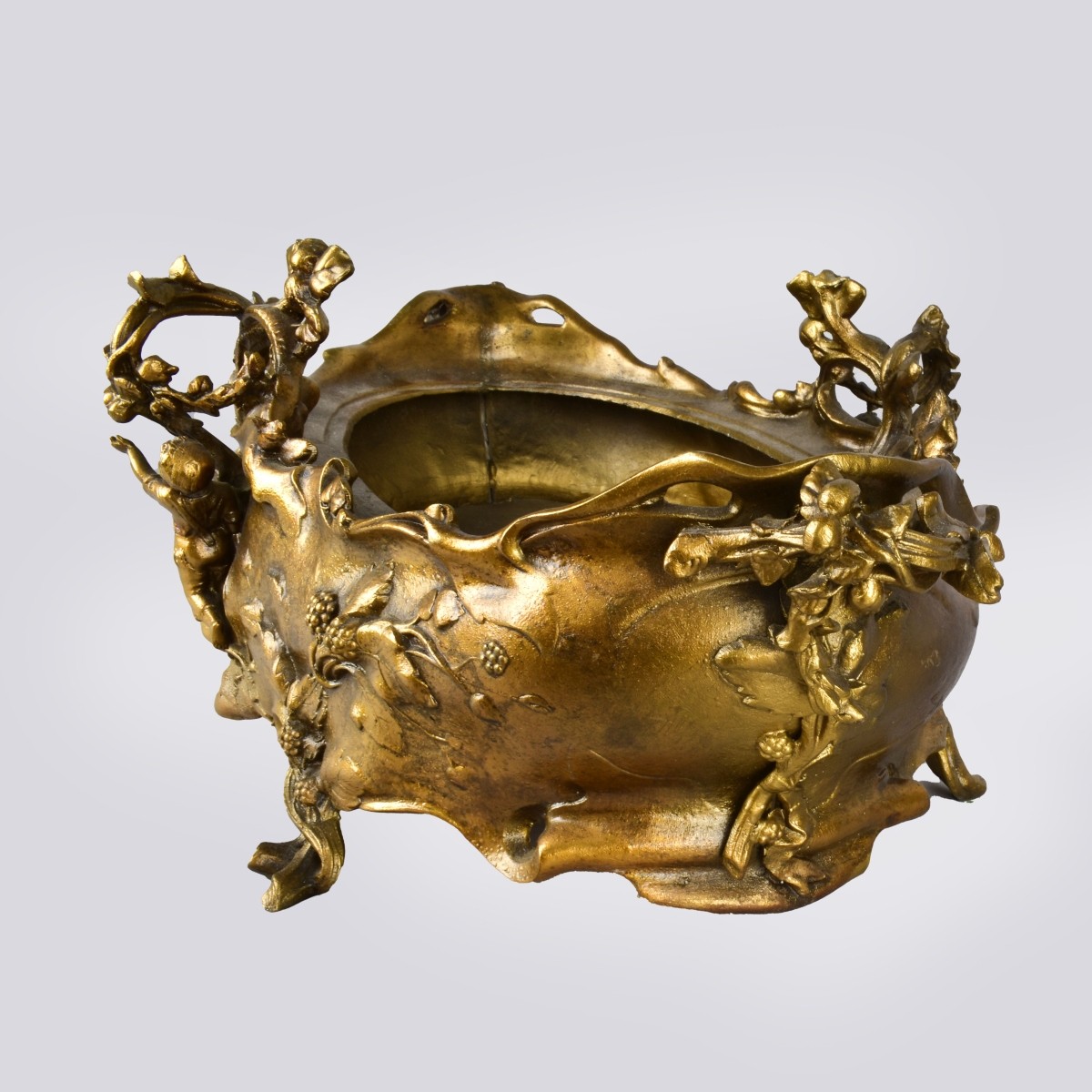 Antique French Gilt Metal Centerpiece