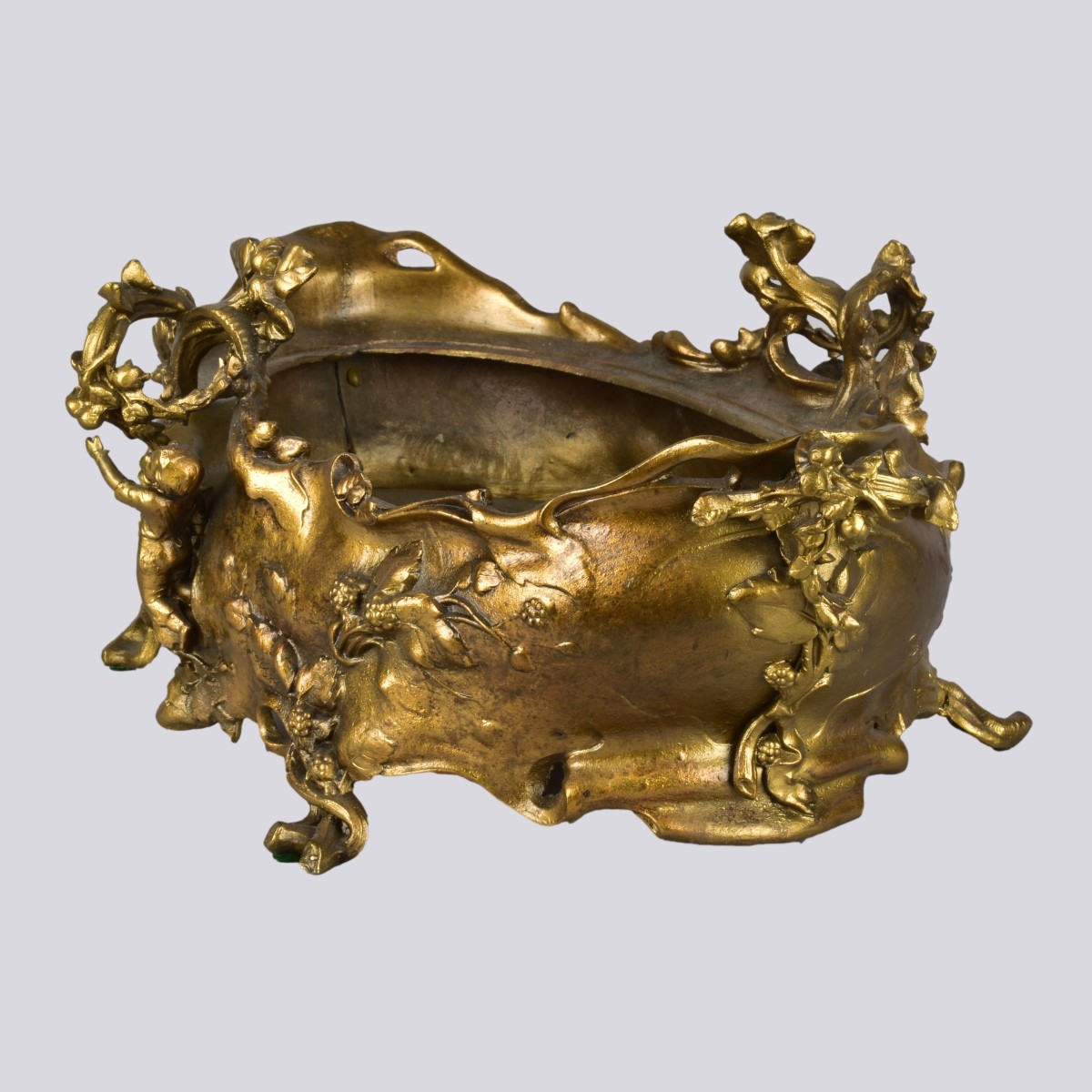 Antique French Gilt Metal Centerpiece